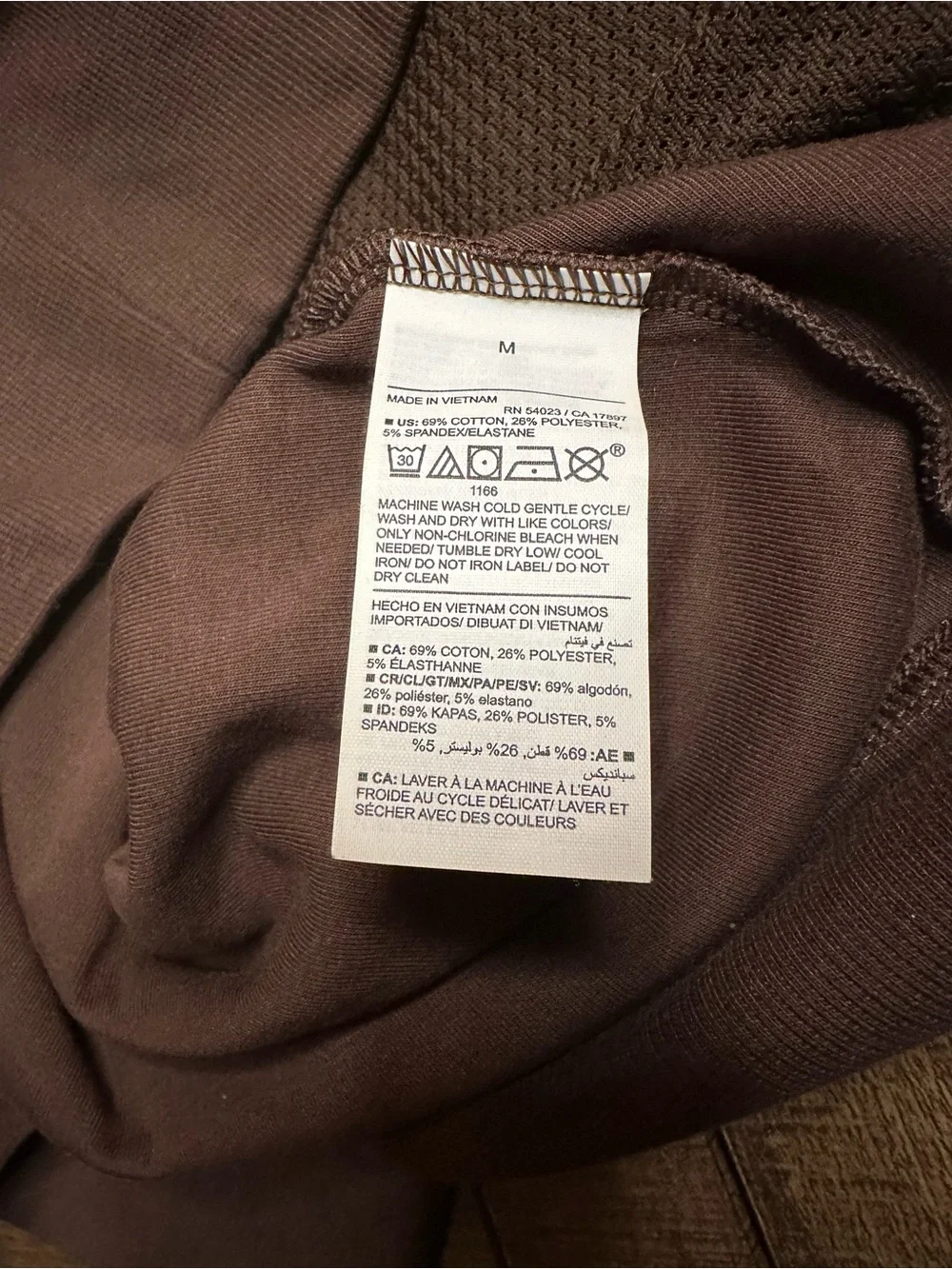 Old Navy Active Women's Medium Brown Quarter Zip Pullover Crop Sweatshirt